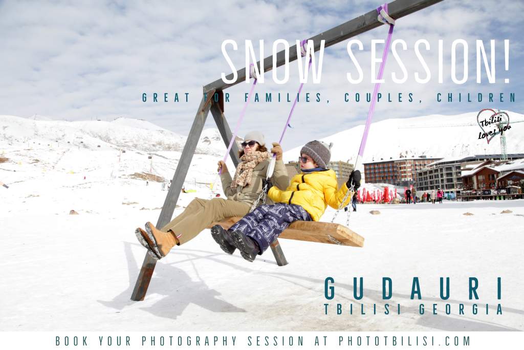 Gudauri snow photography session 